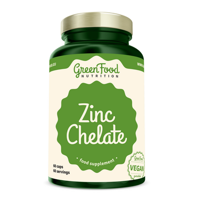 GreenFood Nutrition Zink Chelate 60 Kapseln, A-Nr.: 5634301 - 01