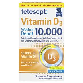 TETESEPT Vitamin D3 10.000 Wochendepot FTA, A-Nr.: 6011631 - 01