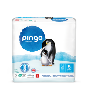 Bio Windeln Nr.5 Junior 11-16kg Pinguin – Pingo Swiss, A-Nr.: 4559595 - 01