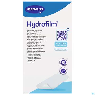 Wundverband Hydrofilm 12x 25cm 25st, A-Nr.: 3697154 - 01