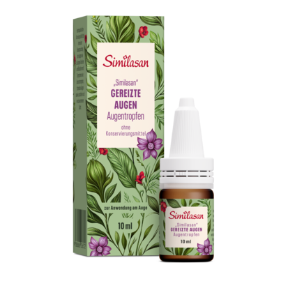 Sie sehen eine Packung „Similasan“ Gereizte Augen Augentropfen, Produktbild: 01 „Similasan“ Gereizte Augen Augentropfen, A-Nr.: 6056579 - 01