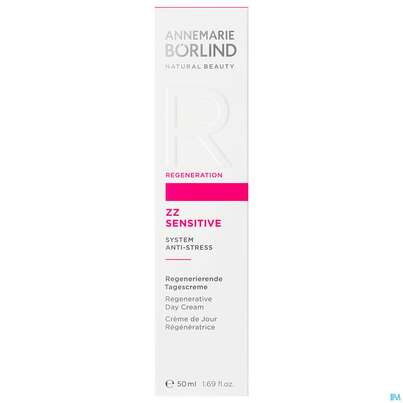 Sie sehen eine Packung Boerlind Zz/sensitive Regenerierende Tagescreme 869 50ml, Produktbild: 01 Boerlind Zz/sensitive Regenerierende Tagescreme 869 50ml, A-Nr.: 4356254 - 01
