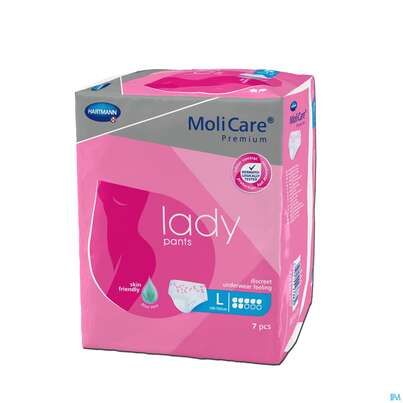 Inkontinenz Molicare Premium/lady/pants Tropfen 7 Large 7st, A-Nr.: 4918864 - 02