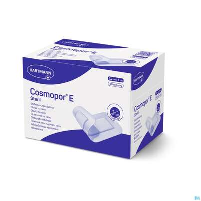 Wundverband Cosmopor/e Steril Selbstklebend 5x 7,2cm 50st, A-Nr.: 2773717 - 03