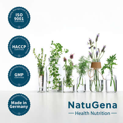 Sie sehen eine Packung NatuGena Magtein® Kapseln, Produktbild: 05 NatuGena Magtein® Kapseln, A-Nr.: 6011855 - 05