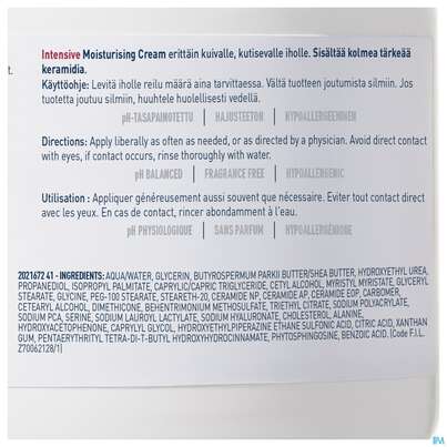 Sie sehen eine Packung Cerave Intensive Feuchtigkeits- Creme 340g, Produktbild: 04 Cerave Intensive Feuchtigkeits- Creme 340g, A-Nr.: 5983987 - 04