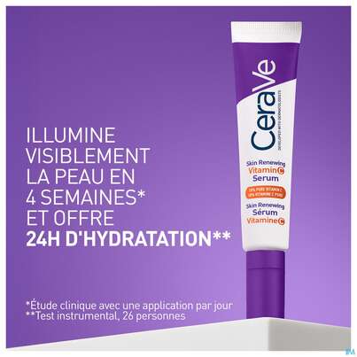 Sie sehen eine Packung Cerave Skin Renewing Vitamin C Serum 30ml, Produktbild: 08 Cerave Skin Renewing Vitamin C Serum 30ml, A-Nr.: 5985710 - 08