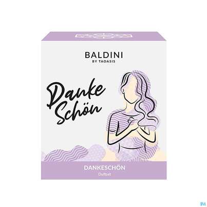 Sie sehen eine Packung Taoasis Baldini Duftset Dankeschoen 1st, Produktbild: 02 Taoasis Baldini Duftset Dankeschoen 1st, A-Nr.: 5790219 - 02