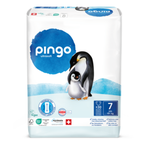 Bio Windeln Nr.7 XXL 15+ Kg Pinguin – Pingo Swiss, A-Nr.: 6027299 - 01