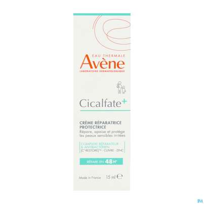 Sie sehen eine Packung Avène Cicalfate+ Akutpflege-creme 15ml, Produktbild: 08 Avène Cicalfate+ Akutpflege-creme 15ml, A-Nr.: 5185435 - 08