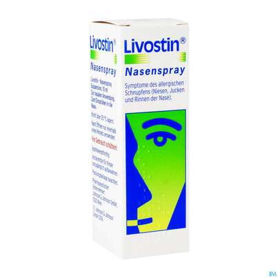 Sie sehen eine Packung Livostin Nasenspray 10ml, Produktbild: 04 Livostin Nasenspray 10ml, A-Nr.: 1532845 - 04