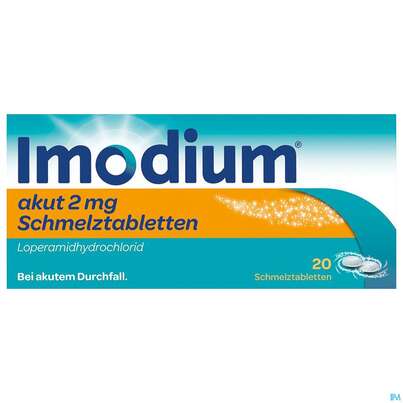 Imodium Akut Schmelztabl 2mg 20st, A-Nr.: 3769238 - 02