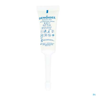 Sie sehen eine Packung Gengigel Mund +zahnfleischpflege Gel Oral Forte 8ml, Produktbild: 10 Gengigel Mund +zahnfleischpflege Gel Oral Forte 8ml, A-Nr.: 5305000 - 10