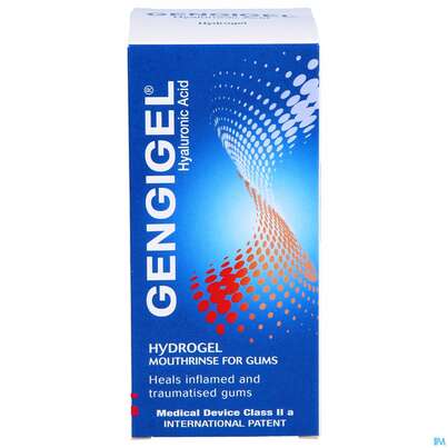 Sie sehen eine Packung Mundwasser/spuelung Gengigel Mundspuellösung 150ml, Produktbild: 01 Mundwasser/spuelung Gengigel Mundspuellösung 150ml, A-Nr.: 2586872 - 01