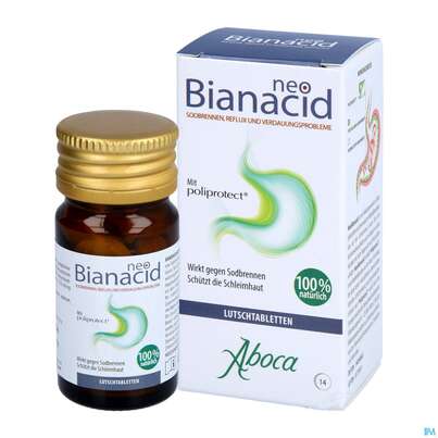 Sie sehen eine Packung Aboca Neobianacid Tabl Minze Ab 6 Jahren 14st, Produktbild: 08 Aboca Neobianacid Tabl Minze Ab 6 Jahren 14st, A-Nr.: 5571931 - 08