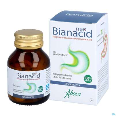 Sie sehen eine Packung Aboca Neobianacid Tabl Minze Ab 6 Jahren 45st, Produktbild: 09 Aboca Neobianacid Tabl Minze Ab 6 Jahren 45st, A-Nr.: 5571948 - 09