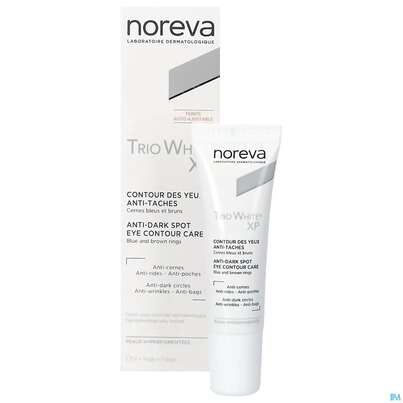 Sie sehen eine Packung Noreva Trio White Xp Augenkontur 10ml, Produktbild: 16 Noreva Trio White Xp Augenkontur 10ml, A-Nr.: 5561513 - 16