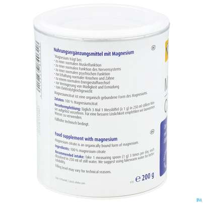 Raab Magnesiumcitrat Pulver 200g, A-Nr.: 4363053 - 09