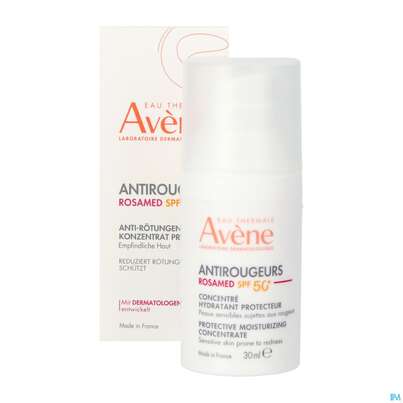 Sie sehen eine Packung Avene Antirougers Rosamed Spf50+ Anti- Roetung Konz Protect 30ml, Produktbild: 12 Avene Antirougers Rosamed Spf50+ Anti- Roetung Konz Protect 30ml, A-Nr.: 5920461 - 12