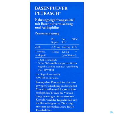Basen Pulver Kapseln/petrasch Duenndarmloeslich 60st, A-Nr.: 2486981 - 04