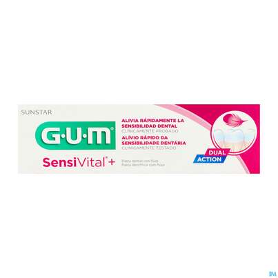 Sie sehen eine Packung Gum Sensivital +zahnpasta 6070 75ml, Produktbild: 01 Gum Sensivital +zahnpasta 6070 75ml, A-Nr.: 3685731 - 01