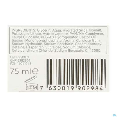 Sie sehen eine Packung Gum Sensivital +zahnpasta 6070 75ml, Produktbild: 07 Gum Sensivital +zahnpasta 6070 75ml, A-Nr.: 3685731 - 07