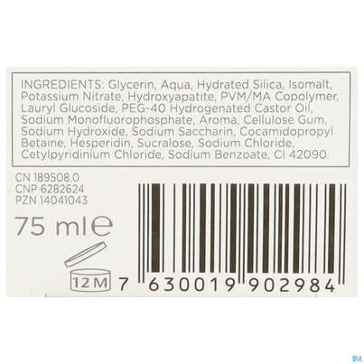 Sie sehen eine Packung Gum Sensivital +zahnpasta 6070 75ml, Produktbild: 08 Gum Sensivital +zahnpasta 6070 75ml, A-Nr.: 3685731 - 08