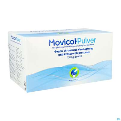 Sie sehen eine Packung Movicol Pulver Stick 100st, Produktbild: 02 Movicol Pulver Stick 100st, A-Nr.: 5525782 - 02