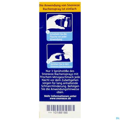 Snoreeze Rachenspray -ebvertrieb 23,5ml, A-Nr.: 5670461 - 07