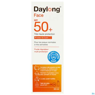 Sonnenprodukte Daylong Protect &amp; Care Multi-schutz Fluid Face Spf50+ 50ml, A-Nr.: 4580537 - 04