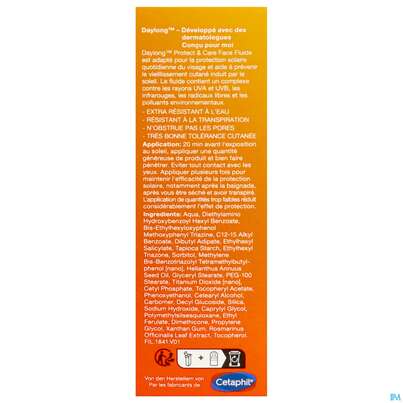 Sonnenprodukte Daylong Protect &amp; Care Multi-schutz Fluid Face Spf50+ 50ml, A-Nr.: 4580537 - 05