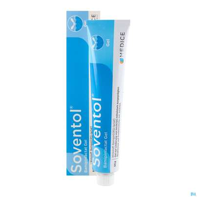 Sie sehen eine Packung Soventol Bamipinlactat Gel Neu 50g, Produktbild: 08 Soventol Bamipinlactat Gel Neu 50g, A-Nr.: 5521815 - 08
