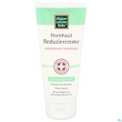 Sie sehen eine Packung Allgaeuer Latschenkiefer Hornhaut Reduzier-creme Cremig 100ml, Produktbild: 02 Allgaeuer Latschenkiefer Hornhaut Reduzier-creme Cremig 100ml, A-Nr.: 5950700 - 02