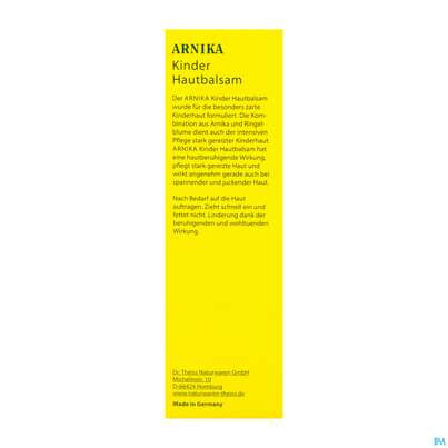 Sie sehen eine Packung Arnika Kinder Hautbalsam Theiss 100ml, Produktbild: 06 Arnika Kinder Hautbalsam Theiss 100ml, A-Nr.: 5937303 - 06