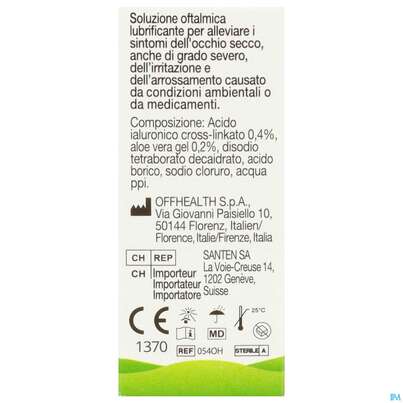 Augentropfen Ocutears +aloe Vera 0,4% 10ml, A-Nr.: 5715028 - 05