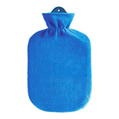 Wärmflasche Fleecebezug blau 2,0L, A-Nr.: 5398438 - 01