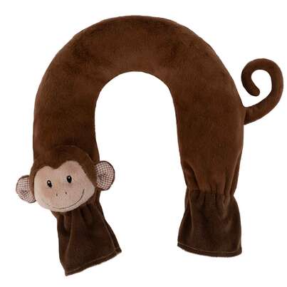 Sie sehen eine Packung Wärmflasche Nacken Flausch Äffchen Monti 1,4L, Produktbild: 01 Wärmflasche Nacken Flausch Äffchen Monti 1,4L, A-Nr.: 5673904 - 01