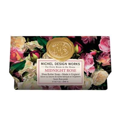 Sie sehen eine Packung Michel Design Works Badeseife Midnight Rose, Produktbild: 01 Michel Design Works Badeseife Midnight Rose, A-Nr.: 5964990 - 01