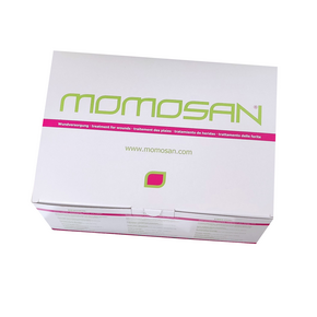 MOMOSAN-weiss steril Wund-Pads 5x5x1cm 40 Stück, A-Nr.: 3664226 - 01