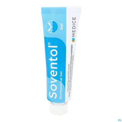 Sie sehen eine Packung Soventol Bamipinlactat Gel Neu 20g, Produktbild: 10 Soventol Bamipinlactat Gel Neu 20g, A-Nr.: 5521809 - 10
