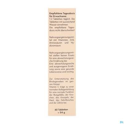 Sie sehen eine Packung Kollagen Tabl Niwi Vegan 60st, Produktbild: 06 Kollagen Tabl Niwi Vegan 60st, A-Nr.: 5942468 - 06