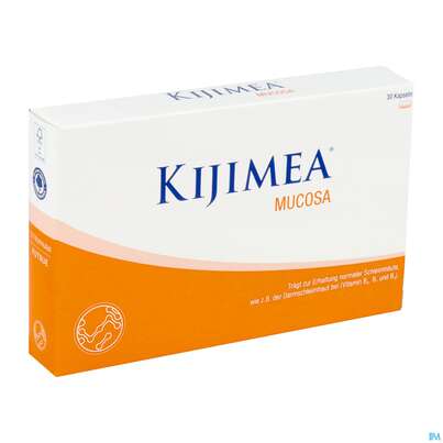 Sie sehen eine Packung Kijimea Kapseln Mucosa 30st, Produktbild: 02 Kijimea Kapseln Mucosa 30st, A-Nr.: 5925607 - 02