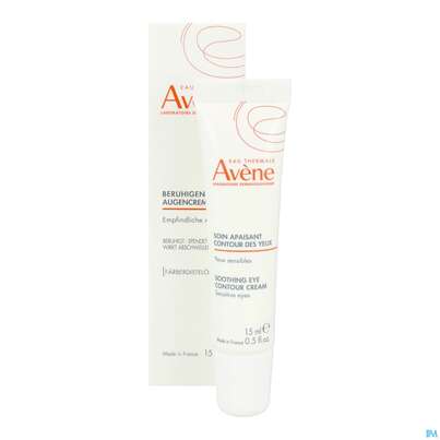 Sie sehen eine Packung Avene Basislinie Beruhigende Augencreme 15ml, Produktbild: 12 Avene Basislinie Beruhigende Augencreme 15ml, A-Nr.: 5961394 - 12