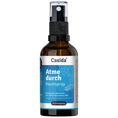 Sie sehen eine Packung Atme durch Raumspray, Produktbild: 01 Atme durch Raumspray, A-Nr.: 6006647 - 01