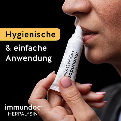 Sie sehen eine Packung immundoc® HERPALYSIN®, Produktbild: 04 immundoc® HERPALYSIN®, A-Nr.: 5452215 - 04