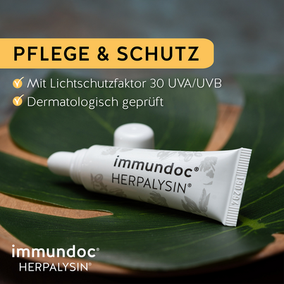 Sie sehen eine Packung immundoc® HERPALYSIN®, Produktbild: 05 immundoc® HERPALYSIN®, A-Nr.: 5452215 - 05