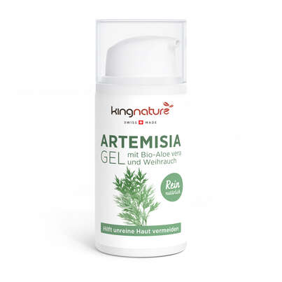 Sie sehen eine Packung KINGNATURE Artemisia Hydro Gel Disp 30 ml, Produktbild: 01 KINGNATURE Artemisia Hydro Gel Disp 30 ml, A-Nr.: 4596372 - 01