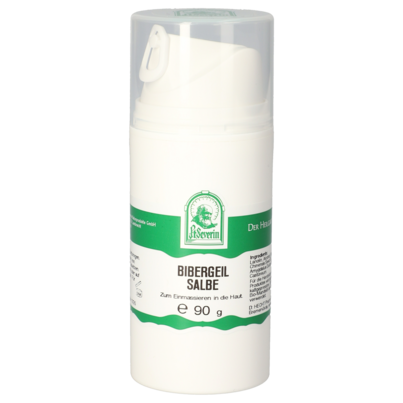 Sie sehen eine Packung BIBERGEIL SALBE 90 G, Produktbild: 01 BIBERGEIL SALBE 90 G, A-Nr.: 5613463 - 01
