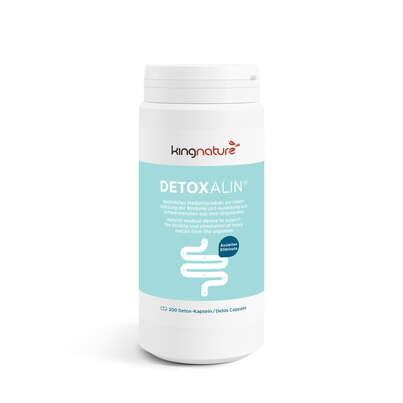 Sie sehen eine Packung kingnature Detoxalin® ist ein natürliches Medizinprodukt, Produktbild: 01 kingnature Detoxalin® ist ein natürliches Medizinprodukt, A-Nr.: 6040029 - 01