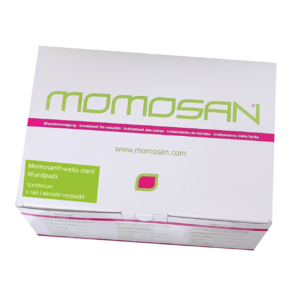 MOMOSAN-weiss steril Wund-Pads 15x10x1cm 140 Stück, A-Nr.: 3995058 - 01